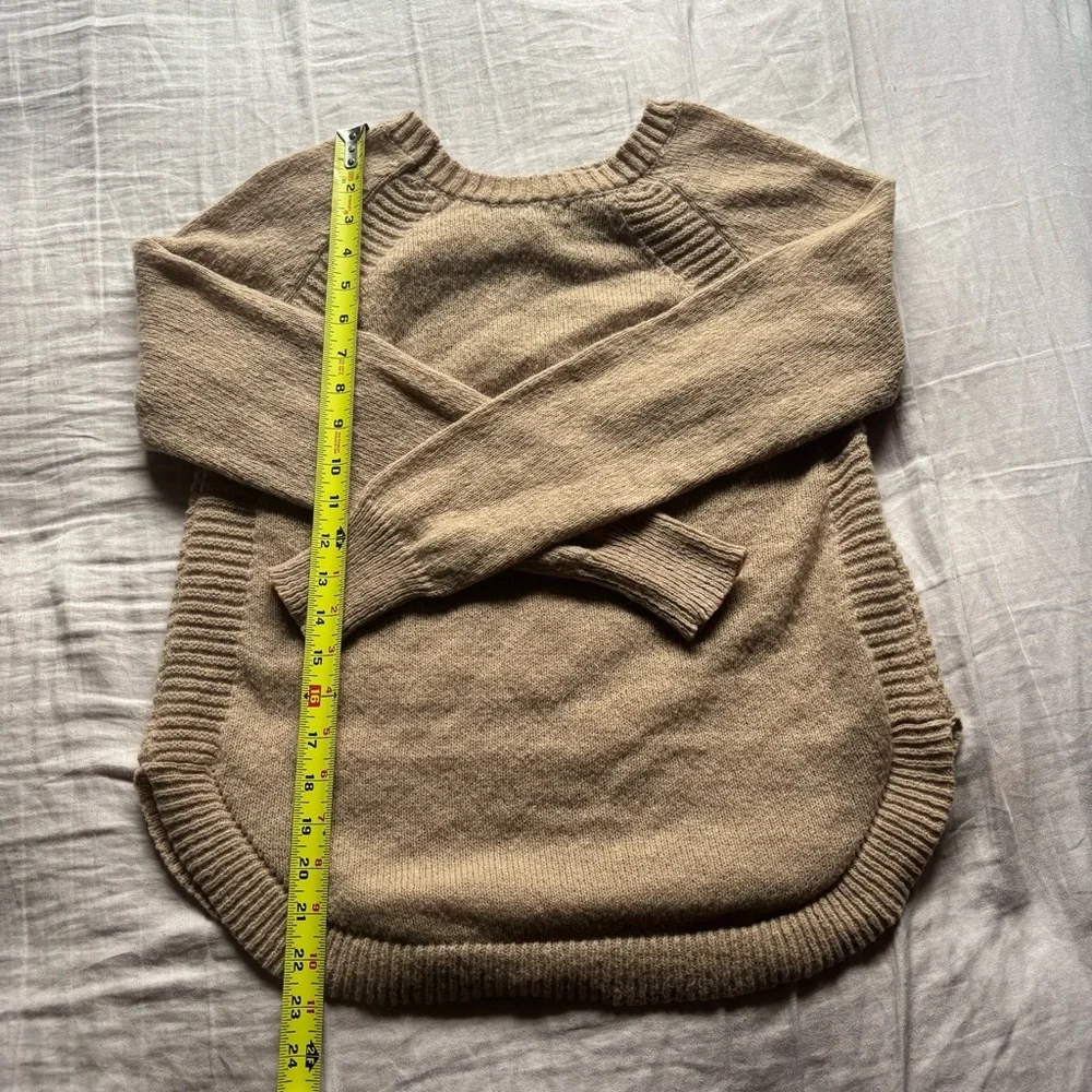 Women's Tan Sweater - Picture 4 of 5